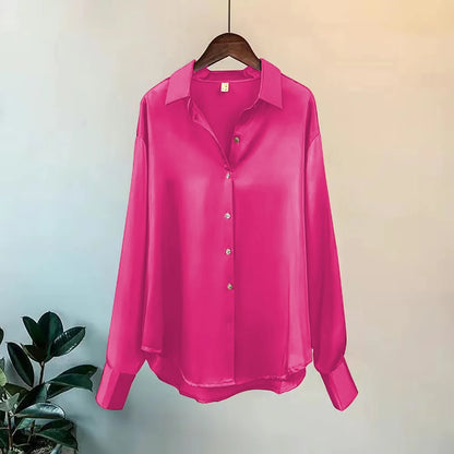 Satin Button Shirt
