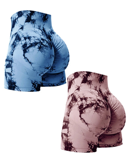 2PCS  Sexy Gym Shorts Woman