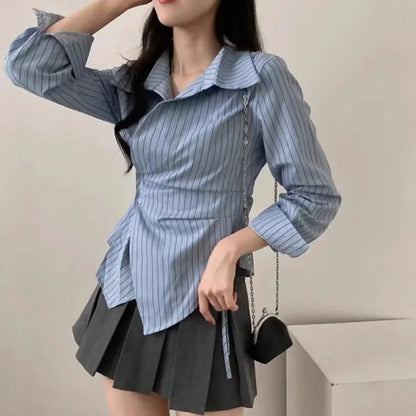 Striped Skirt Set