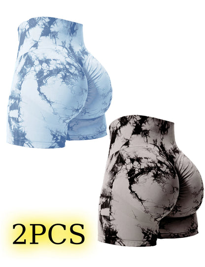 2PCS  Sexy Gym Shorts Woman