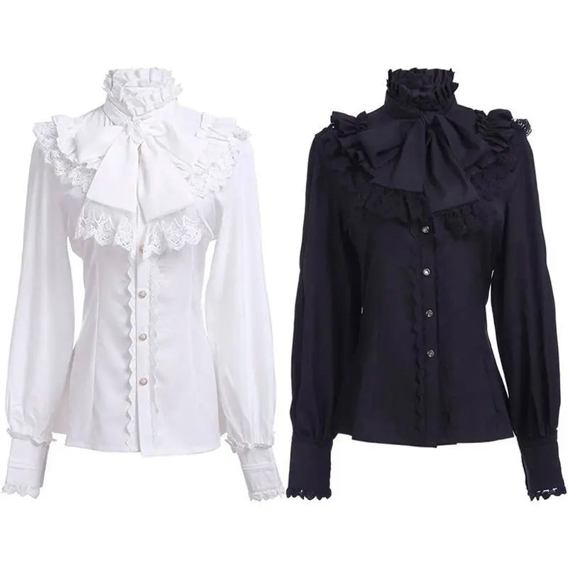 Ruffle Collar Blouse