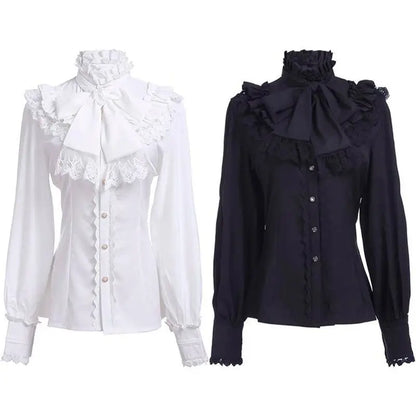 Ruffle Collar Blouse
