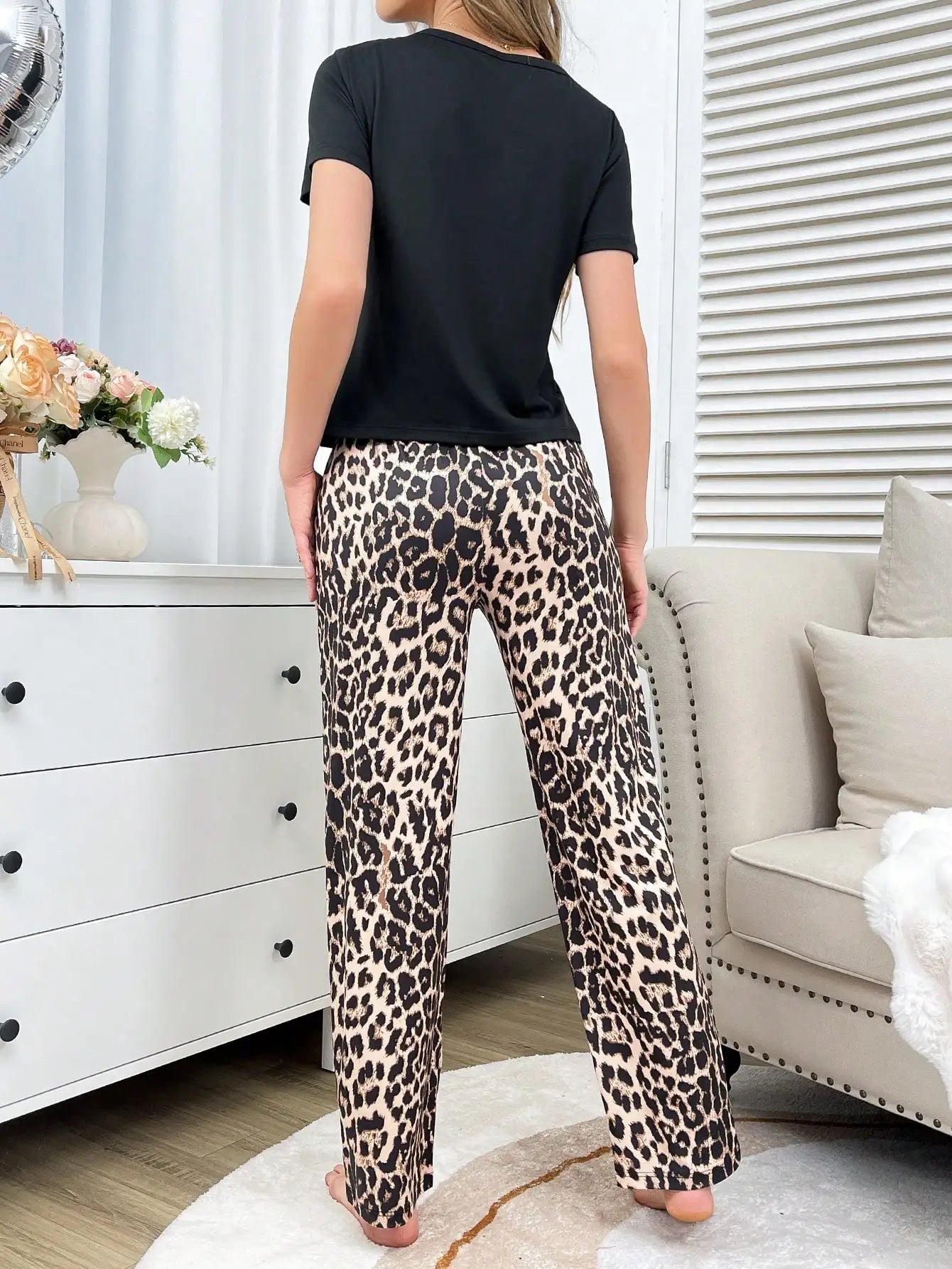Leopard Pajama Pants