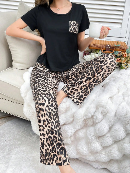 Leopard Pajama Pants