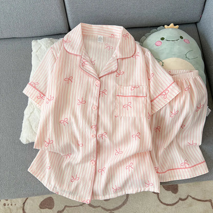 Pinstripe Pajama Set