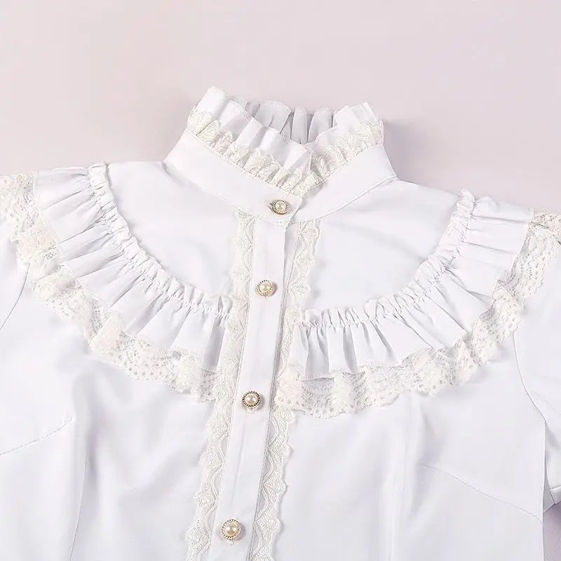 Ruffle Collar Blouse