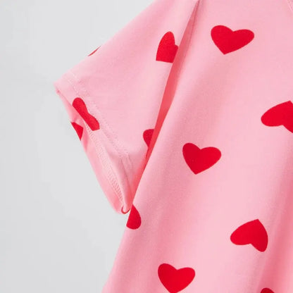 Heart-Print Pajamas