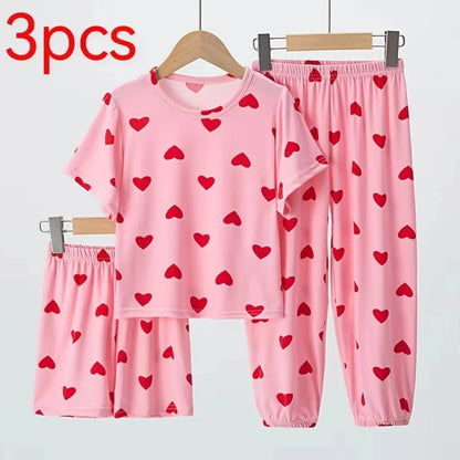 Heart-Print Pajamas