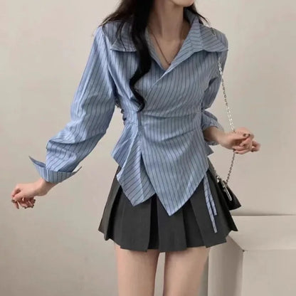 Striped Skirt Set