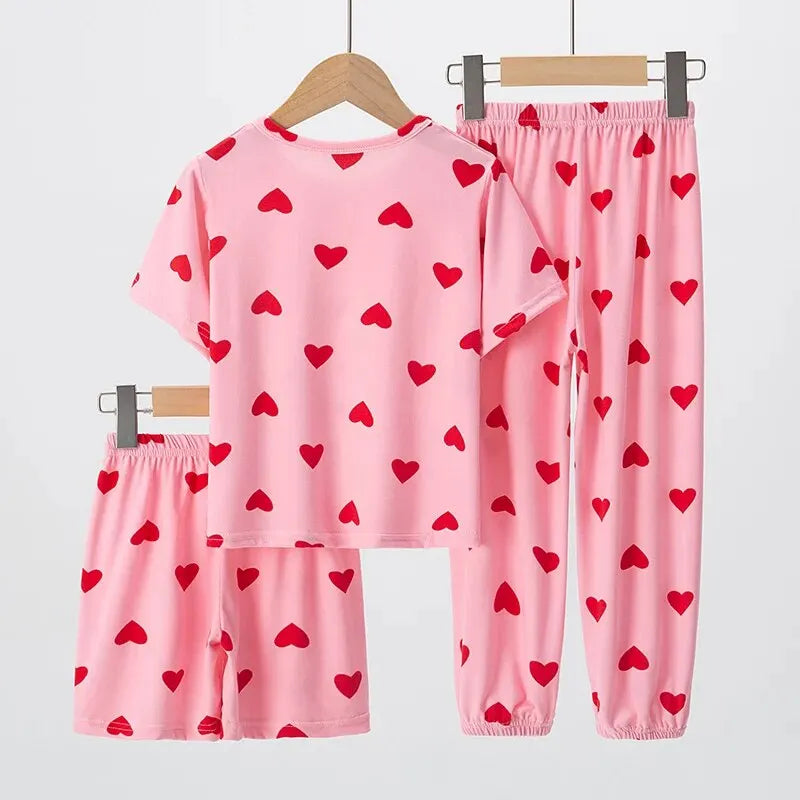 Heart-Print Pajamas