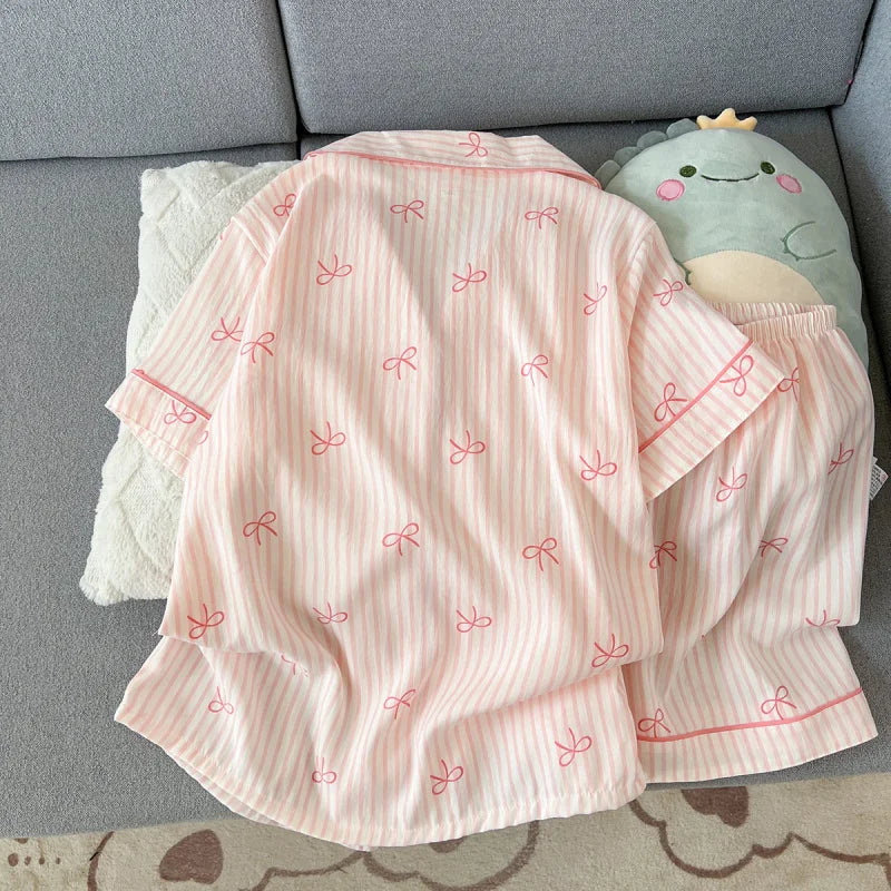 Pinstripe Pajama Set
