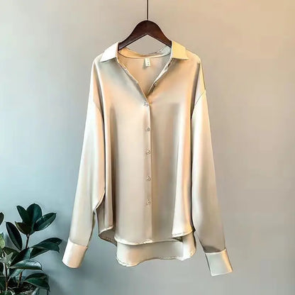 Satin Button Shirt