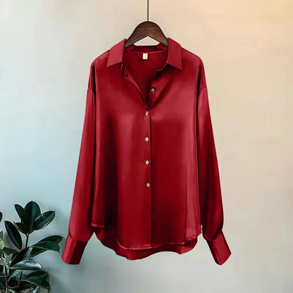 Satin Button Shirt