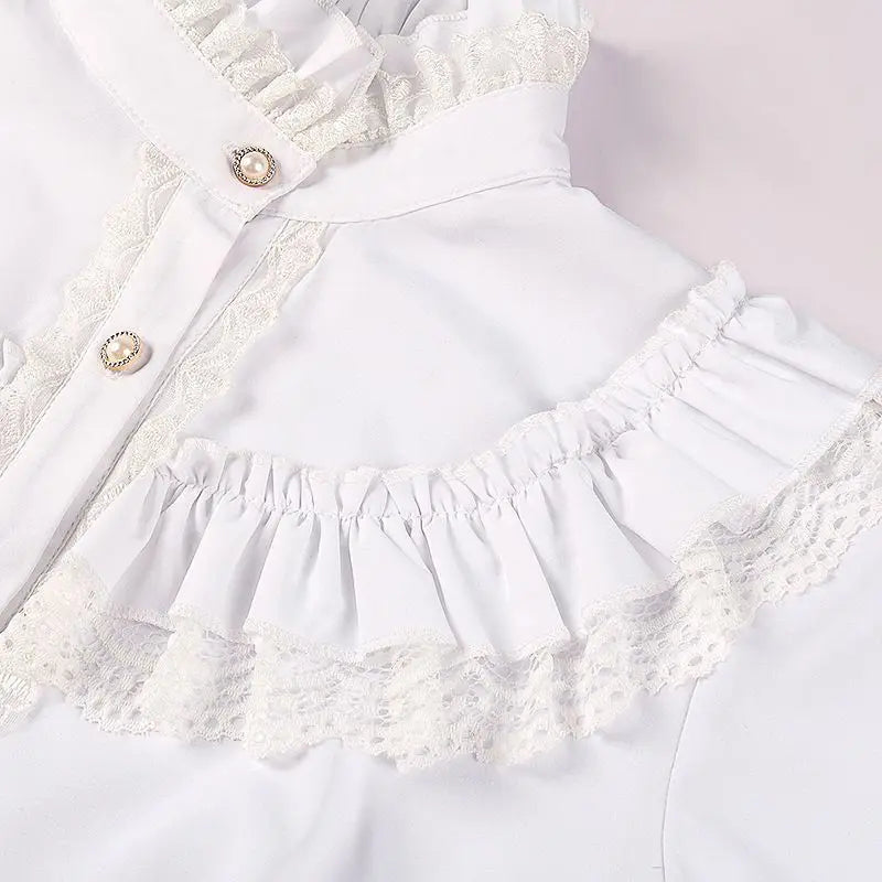 Ruffle Collar Blouse