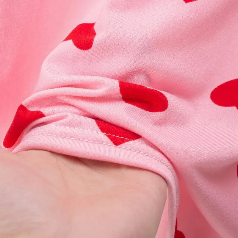 Heart-Print Pajamas