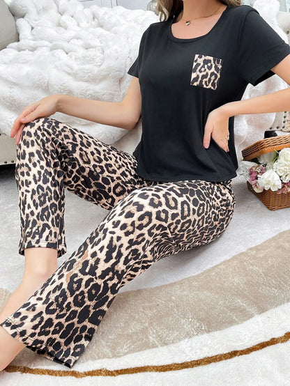 Leopard Pajama Pants
