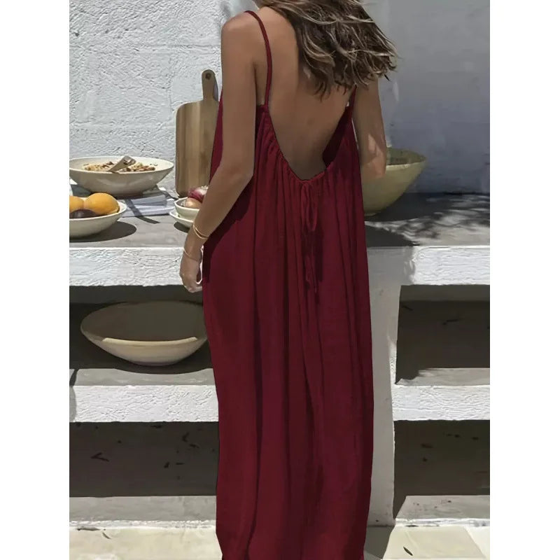 Burgundy Dress
