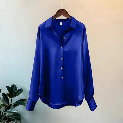 Satin Button Shirt