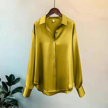 Satin Button Shirt