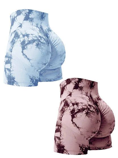 2PCS  Sexy Gym Shorts Woman