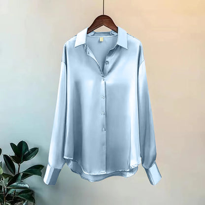Satin Button Shirt