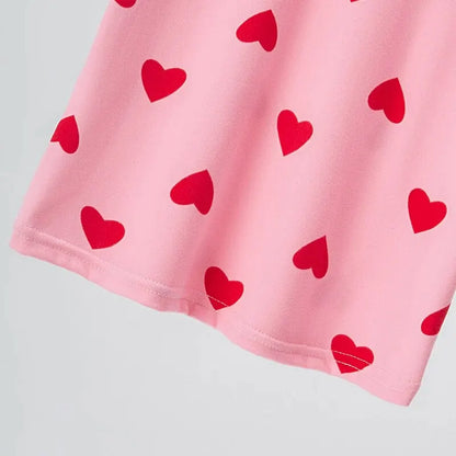 Heart-Print Pajamas