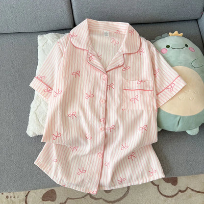 Pinstripe Pajama Set